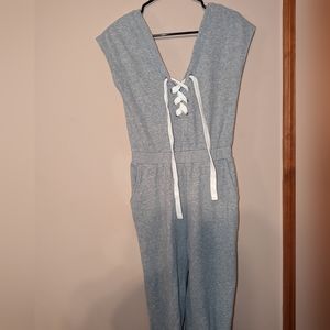 Cozy grey romper